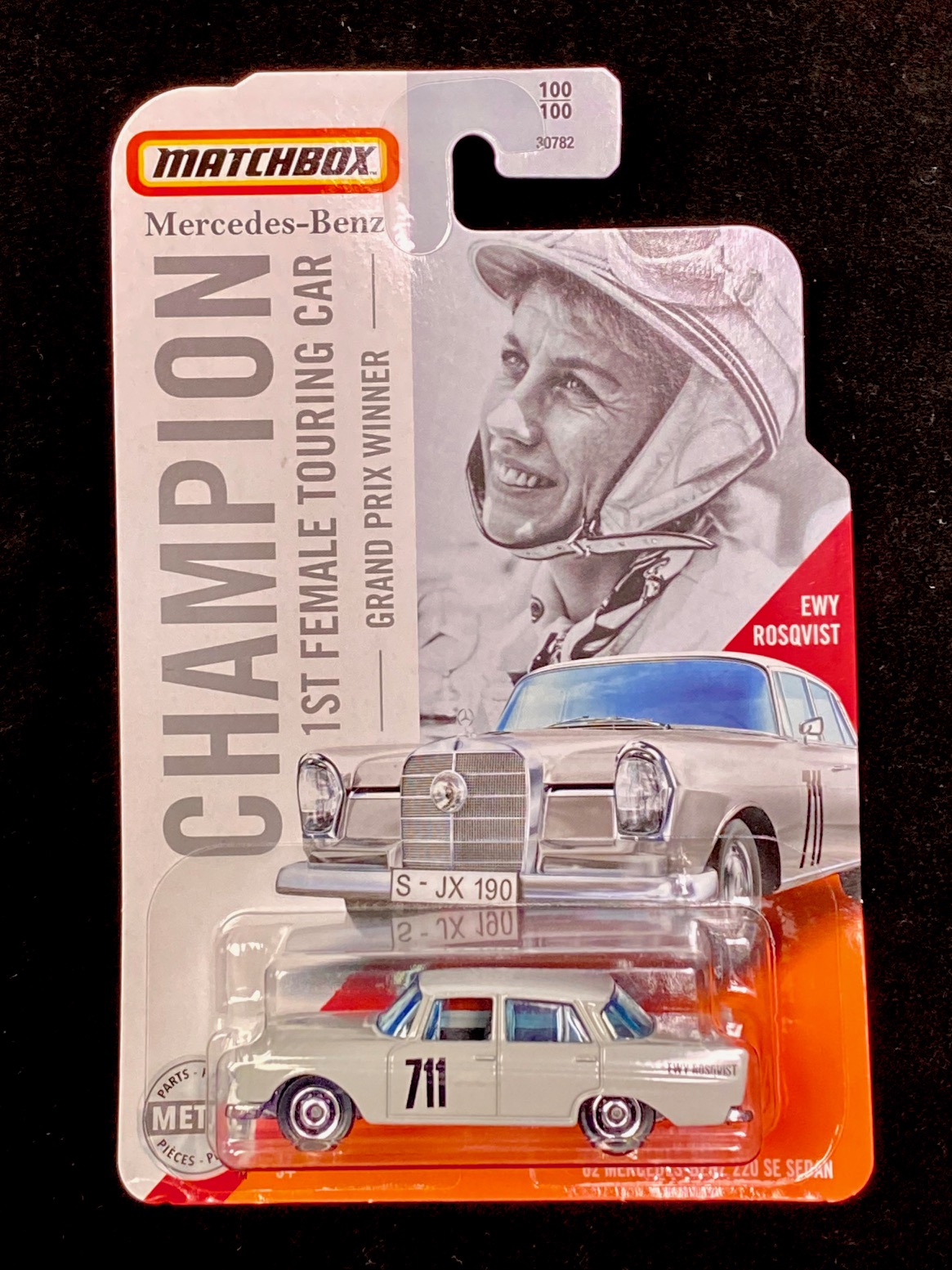 ewy rosqvist mercedes matchbox